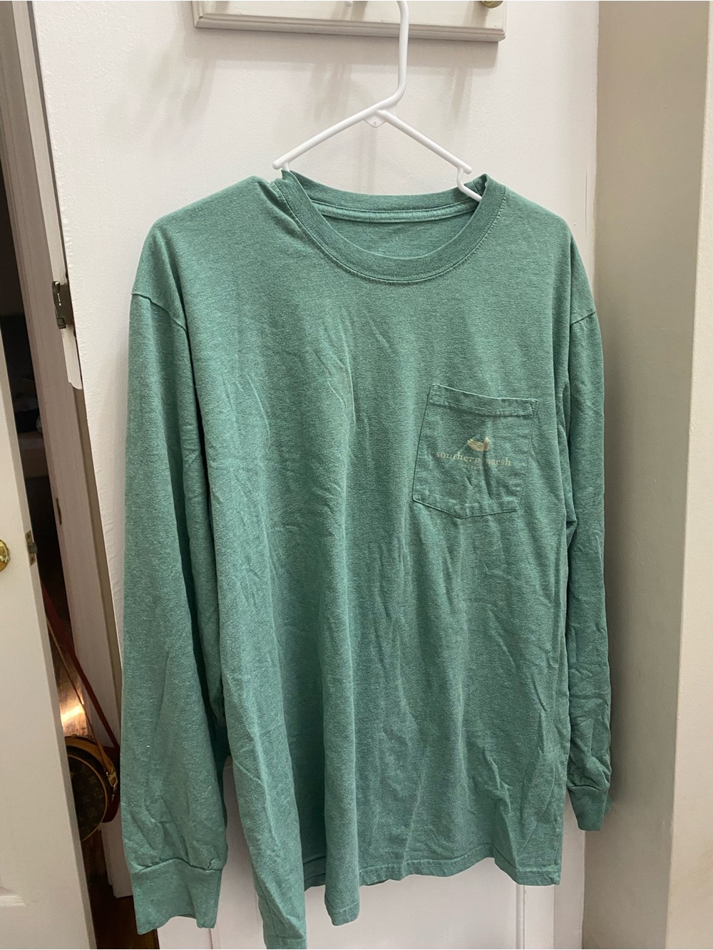 Southern Marsh Mallard duck Long-Sleeve Pocket Tee